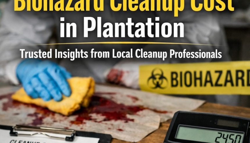 Biohazard Cleanup Cost in Plantation