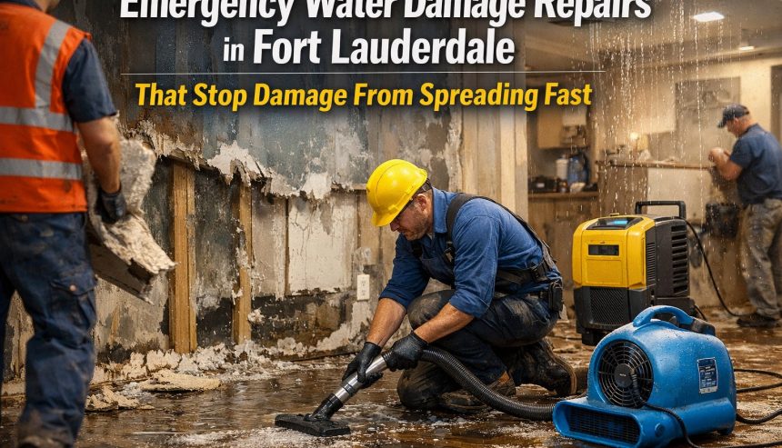 Emergency Water Damage Repairs in Fort Lauderdale