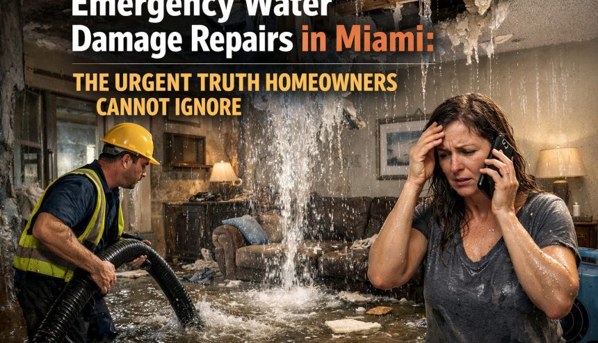 Emergency Water Damage Repairs in Miami