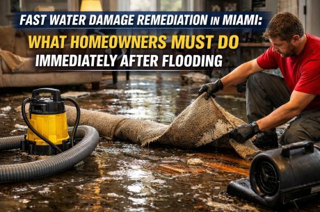 Fast water damage remediation in Miami