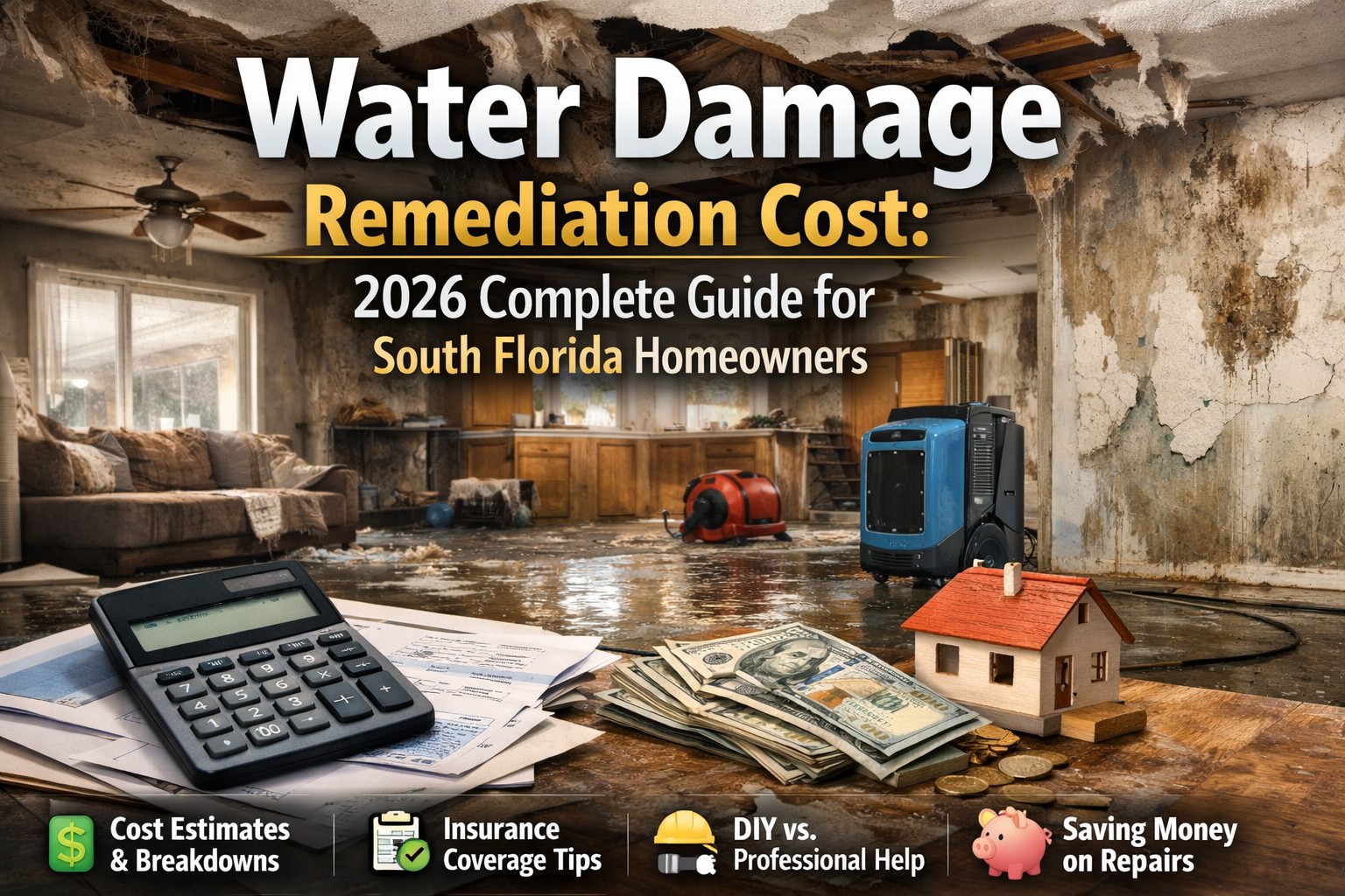 Water Damage Remediation Cost: 2026 Complete Guide for South Florida Homeowners