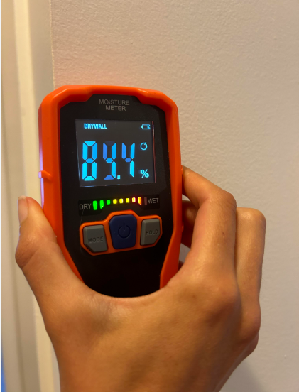 moisture detection tool used to identify hidden damage; essential in knowing what to do after flooding in home