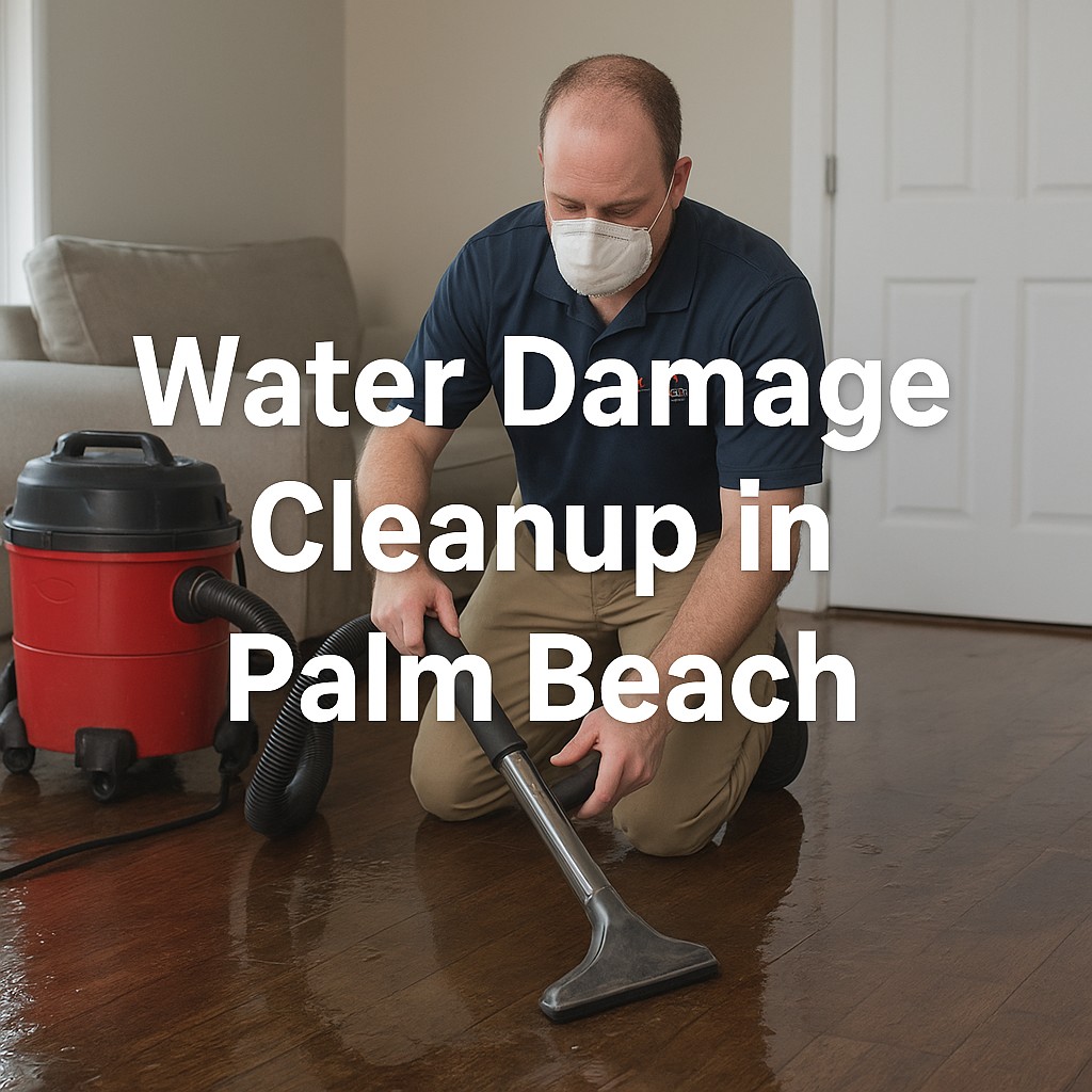 Water Damage Cleanup in Palm Beach
