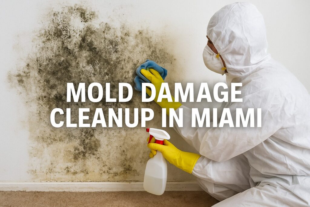 mold damage cleanup in Miami
