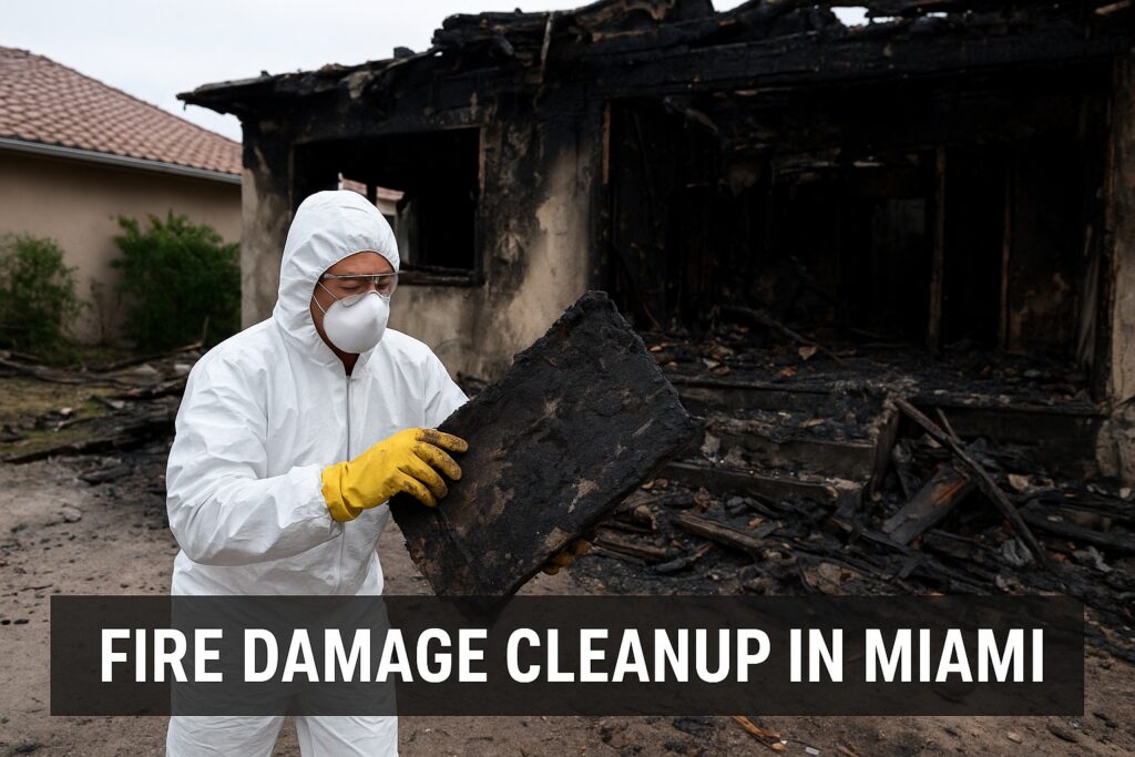 fire damage cleanup in Miami