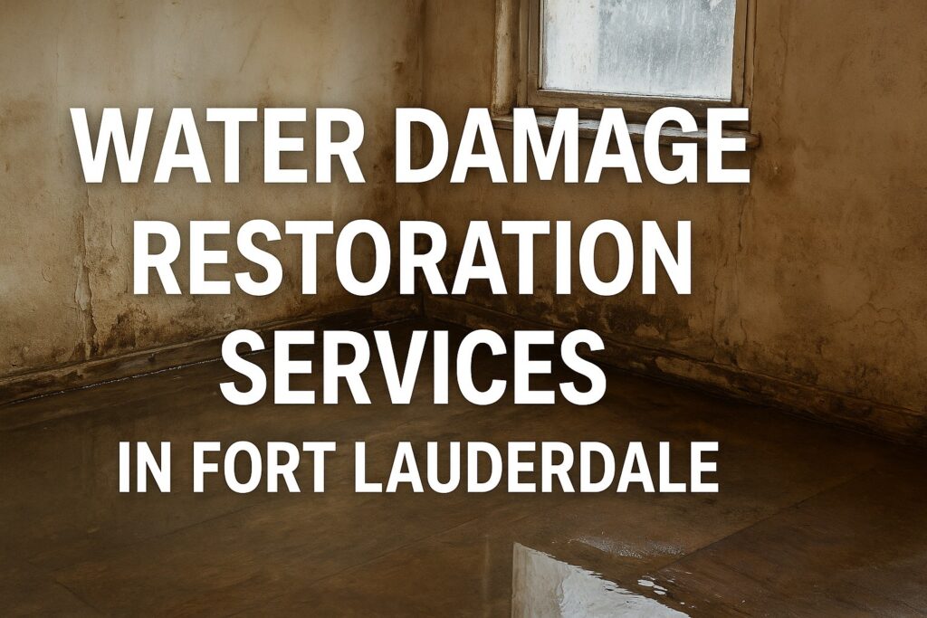 water damage restoration services in Fort Lauderdale