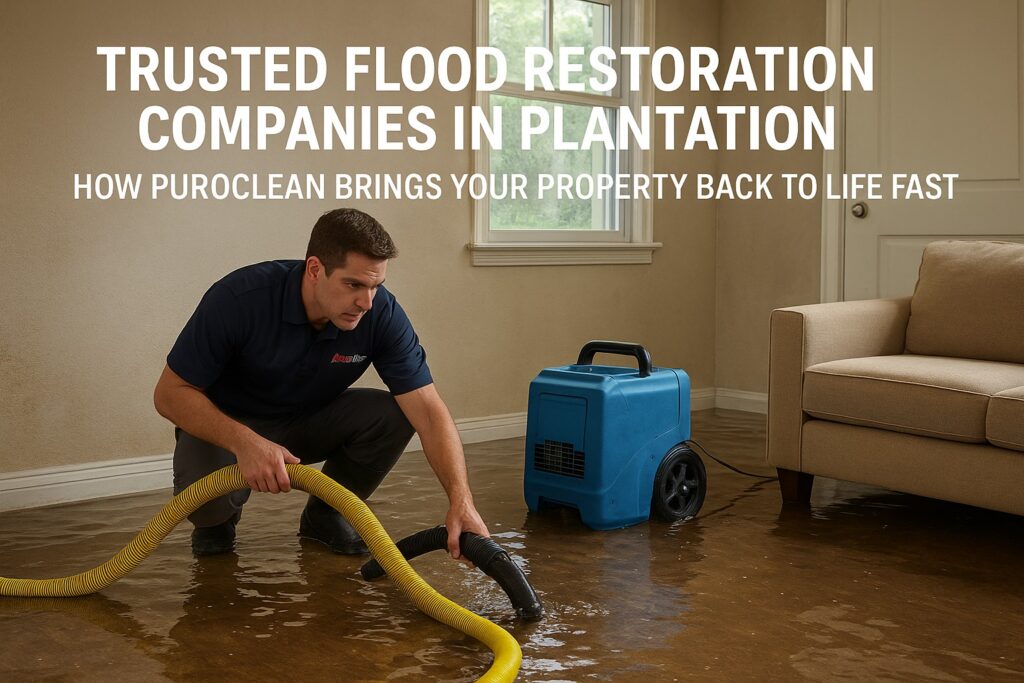 Flood Restoration Companies in Plantation