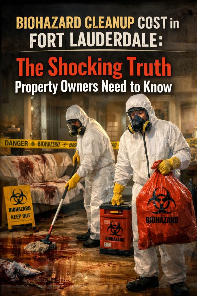 Biohazard cleanup cost in Fort Lauderdale