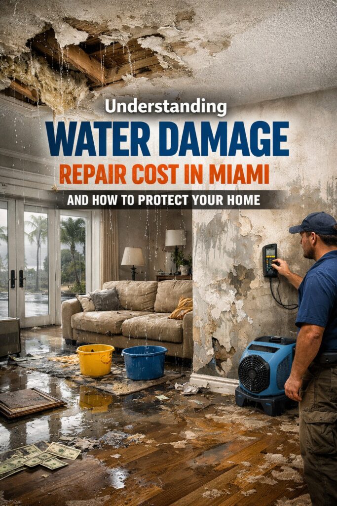 Water Damage Repair Cost in Miami