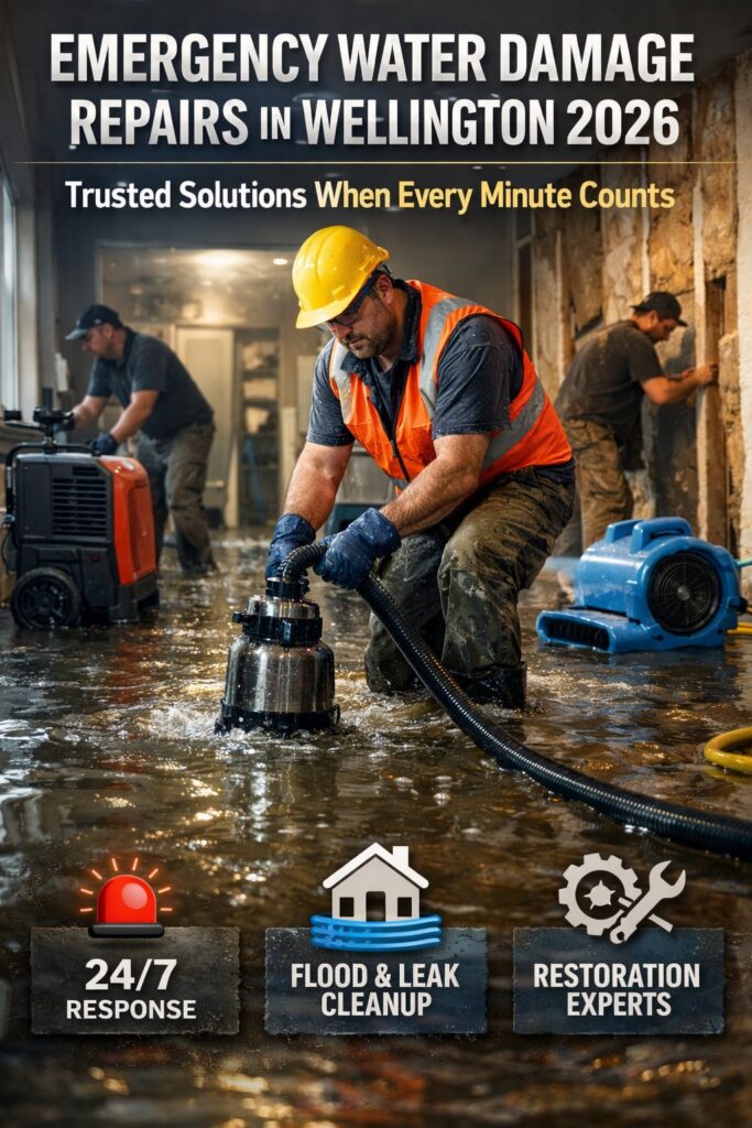 Emergency Water Damage Repairs in Wellington