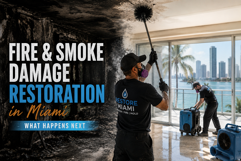 100% Quick Fire and Smoke Damage Restoration in Miami: What Happens Next