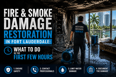 Fire and Smoke Damage Restoration in Fort Lauderdale
