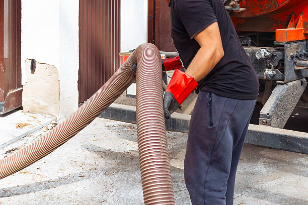 Water extraction technician in an Aventura high-rise condo
