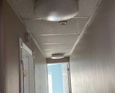 Before the hallway was renovated