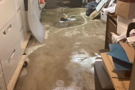 flooded basement water damage restoration in Montgomeryville