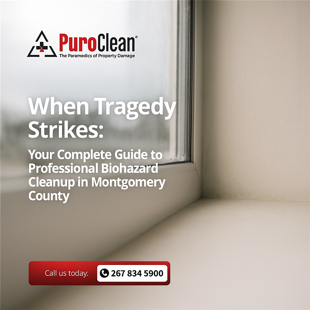 When Tragedy Strikes: Your Complete Guide to Professional Biohazard Cleanup in Montgomery County