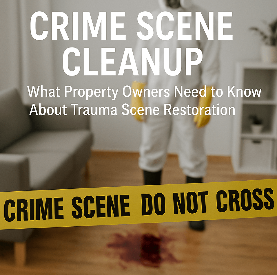 Crime Scene Cleanup: What Property Owners Need to Know About Trauma Scene Restoration