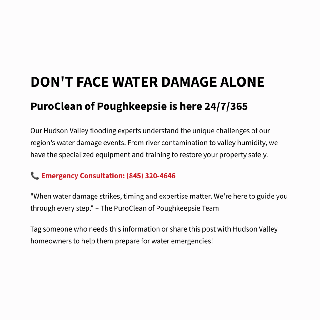 Hudson Valley Basement Flooding: Complete Recovery Guide for Poughkeepsie and Beyond