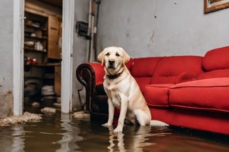 Water Damage flooded basement