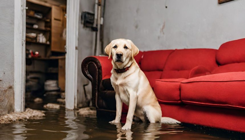 Water Damage flooded basement
