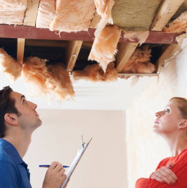 water damage inspection
