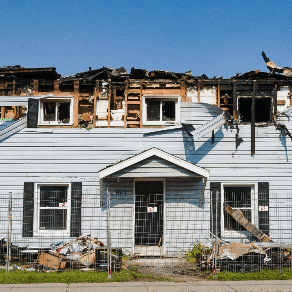rebuild after a fire