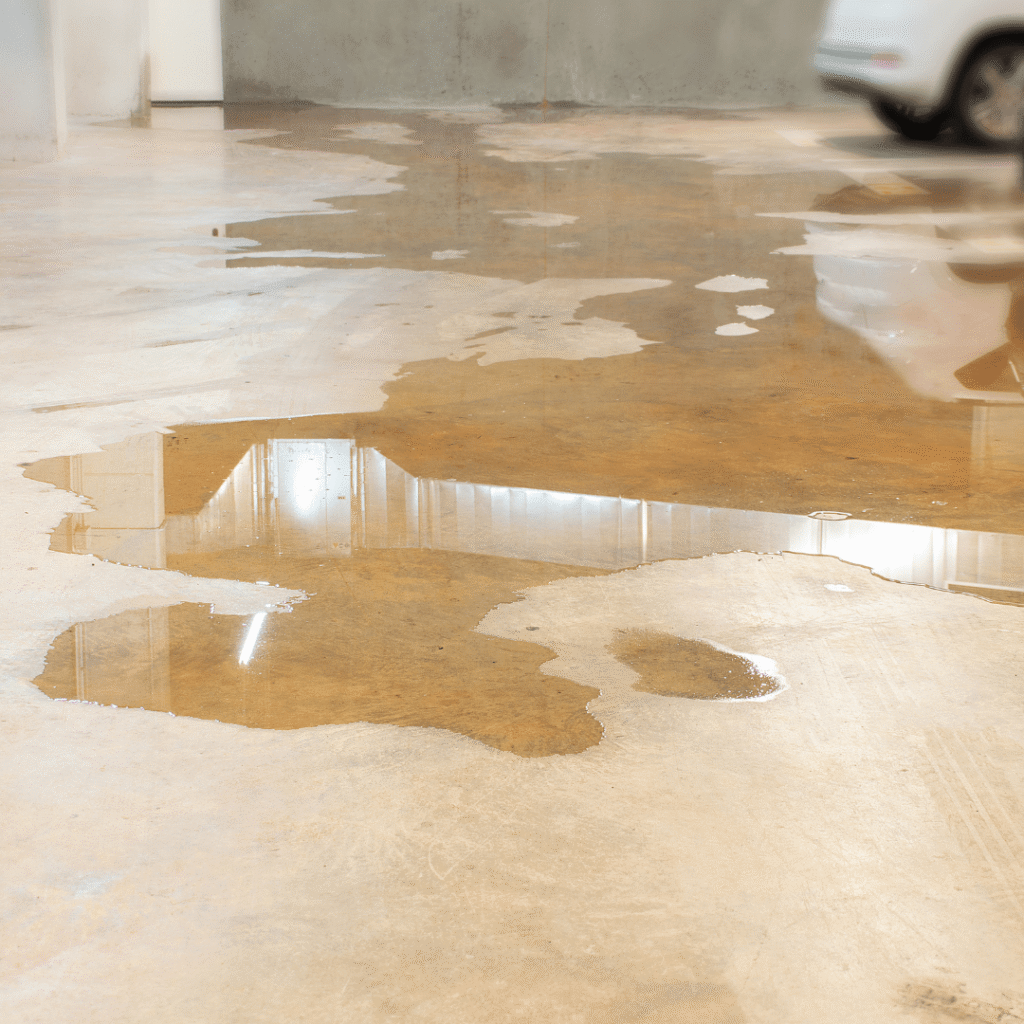 water leak
