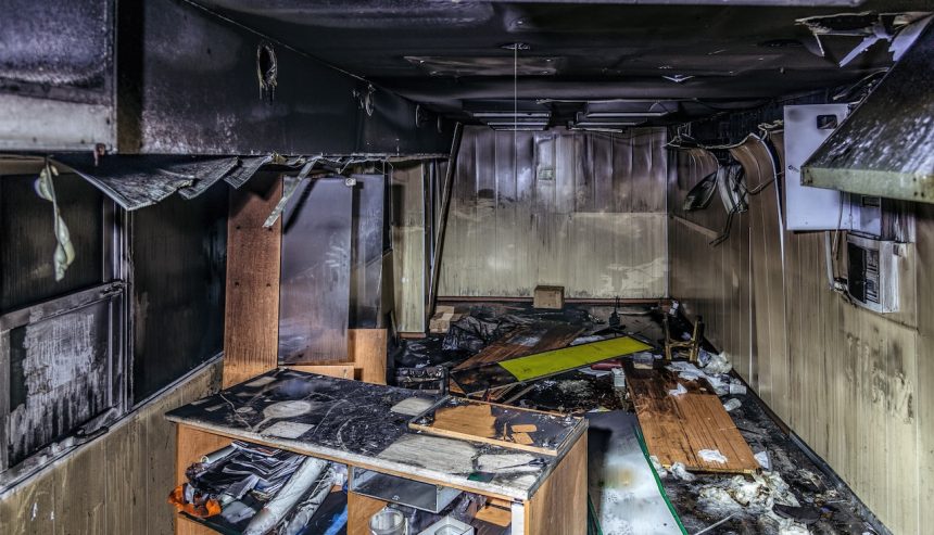 Retail store smoke damage