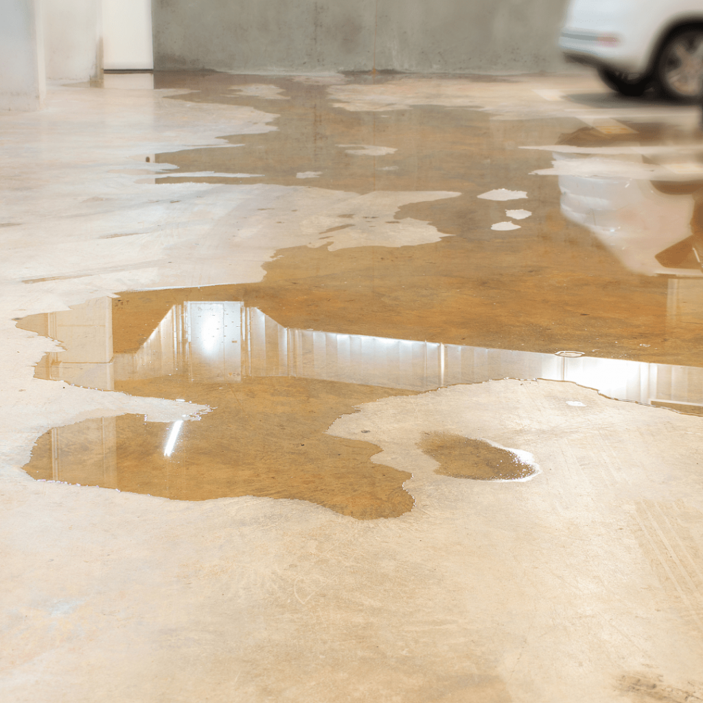 water leak