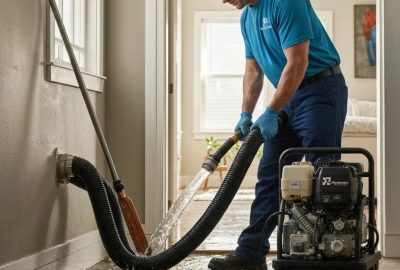 water-damage-restoration-technician-extracting-water-in-a-flooded-home
