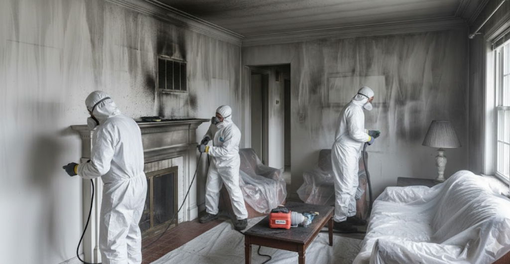 Specialized dry cleaning techniques used during fire restoration in Rancho Cucamonga