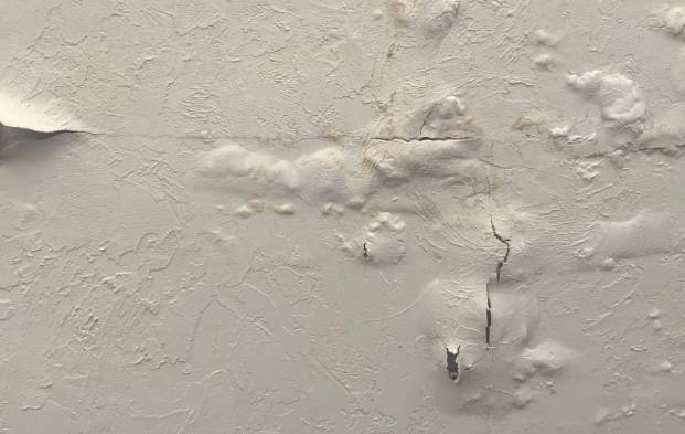 damage on walls