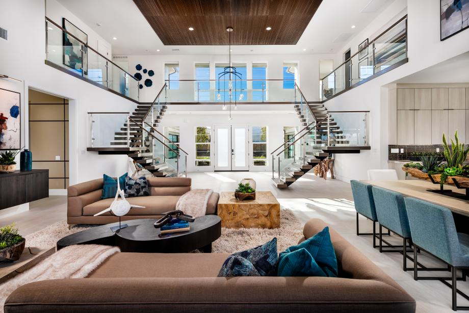 High-end master-planned community home in the Day Creek area of Rancho Cucamonga CA where fire restoration requires specialist finish matching, custom cabinetry restoration, and smart home system recovery
