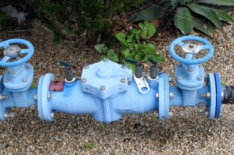 Blue valve pipe