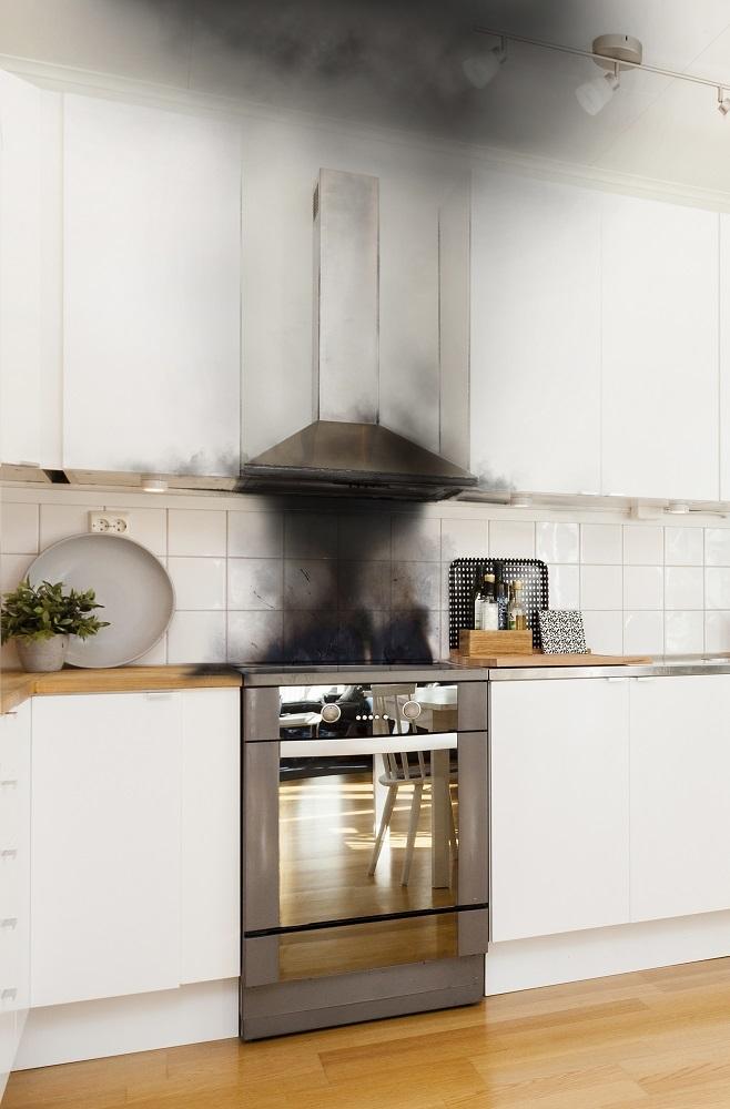 Fire damage restoration