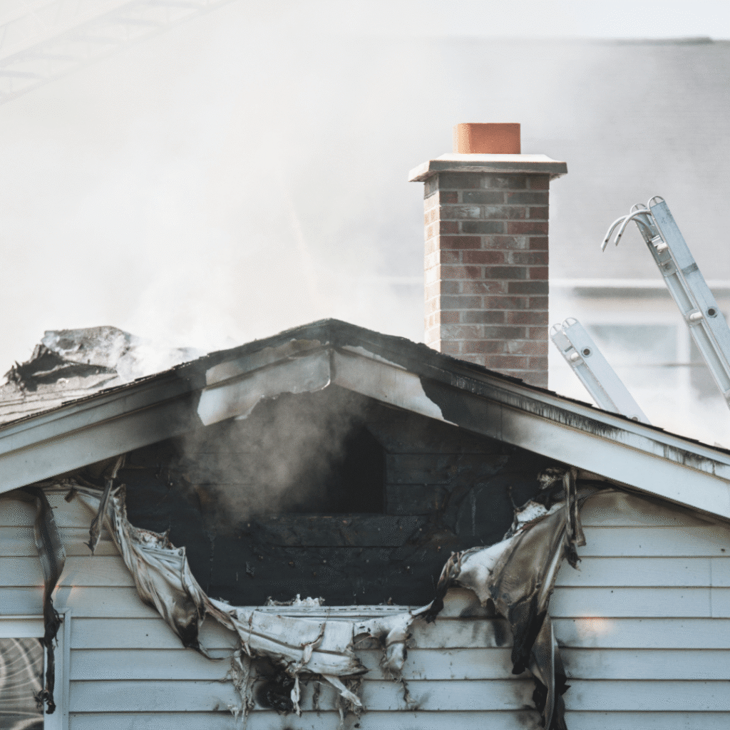 siding replacement after fire damage