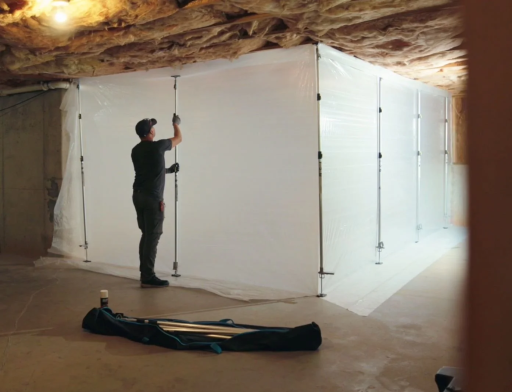 Containment barriers during remediation