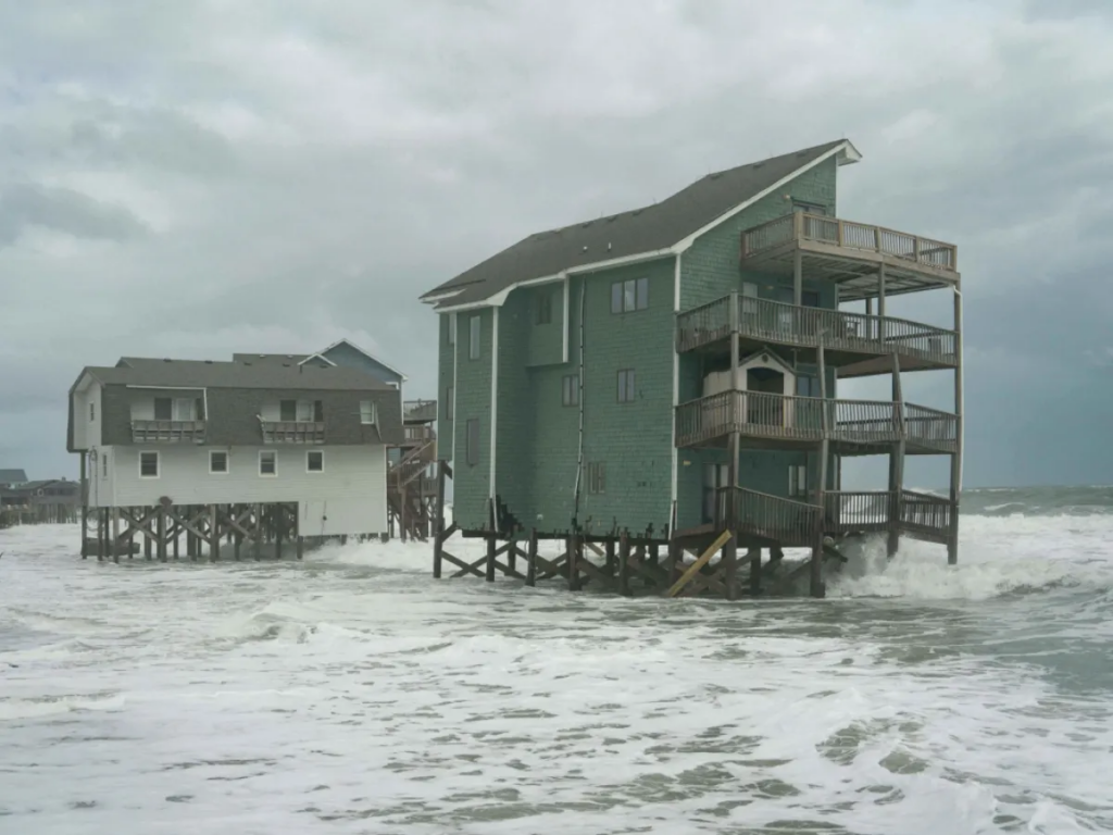 Older Victorian style home in Ridgewood NJ with water damage from a Nor'easter winter storm requiring emergency water damage response