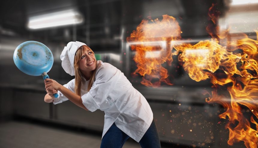 commercial kitchen fire damage