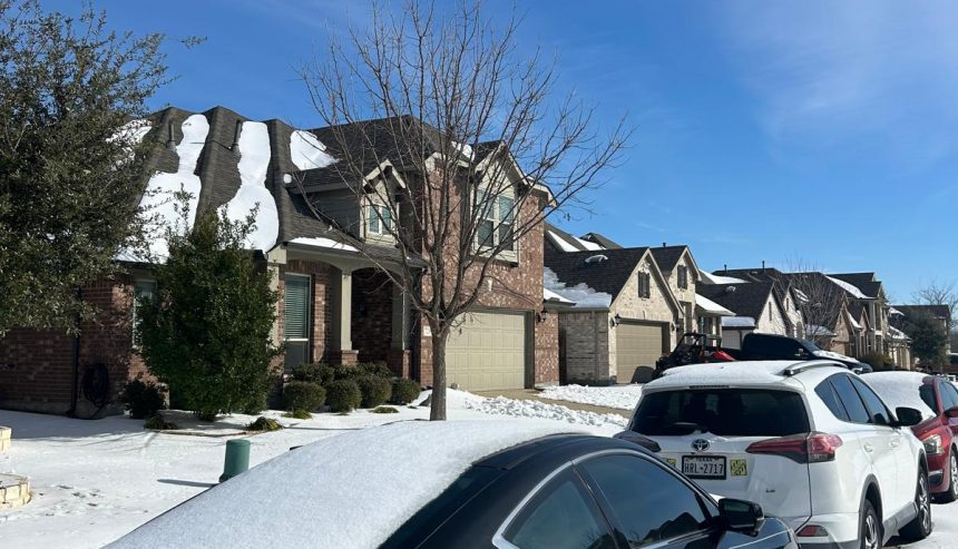 Snowstorm Damage Repairs in Rockwall