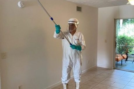 puroclean Antimicrobial remediation worker