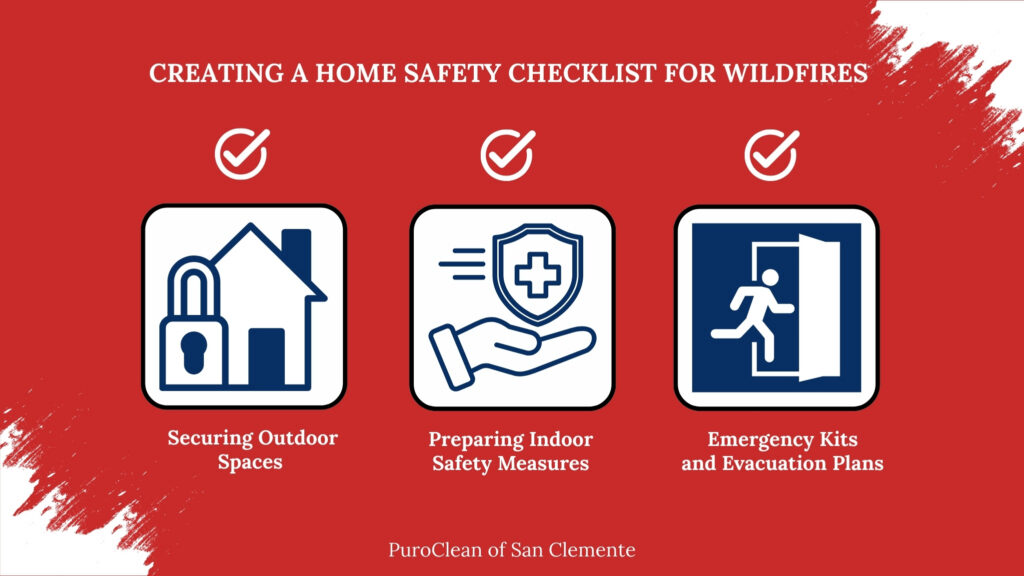 home safety checklist for wildfires