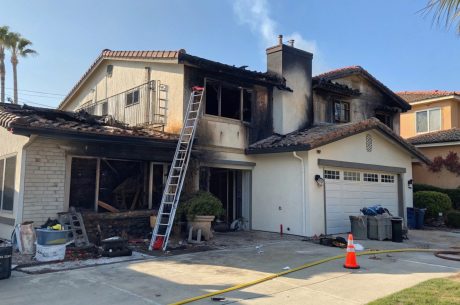 residential fire damage