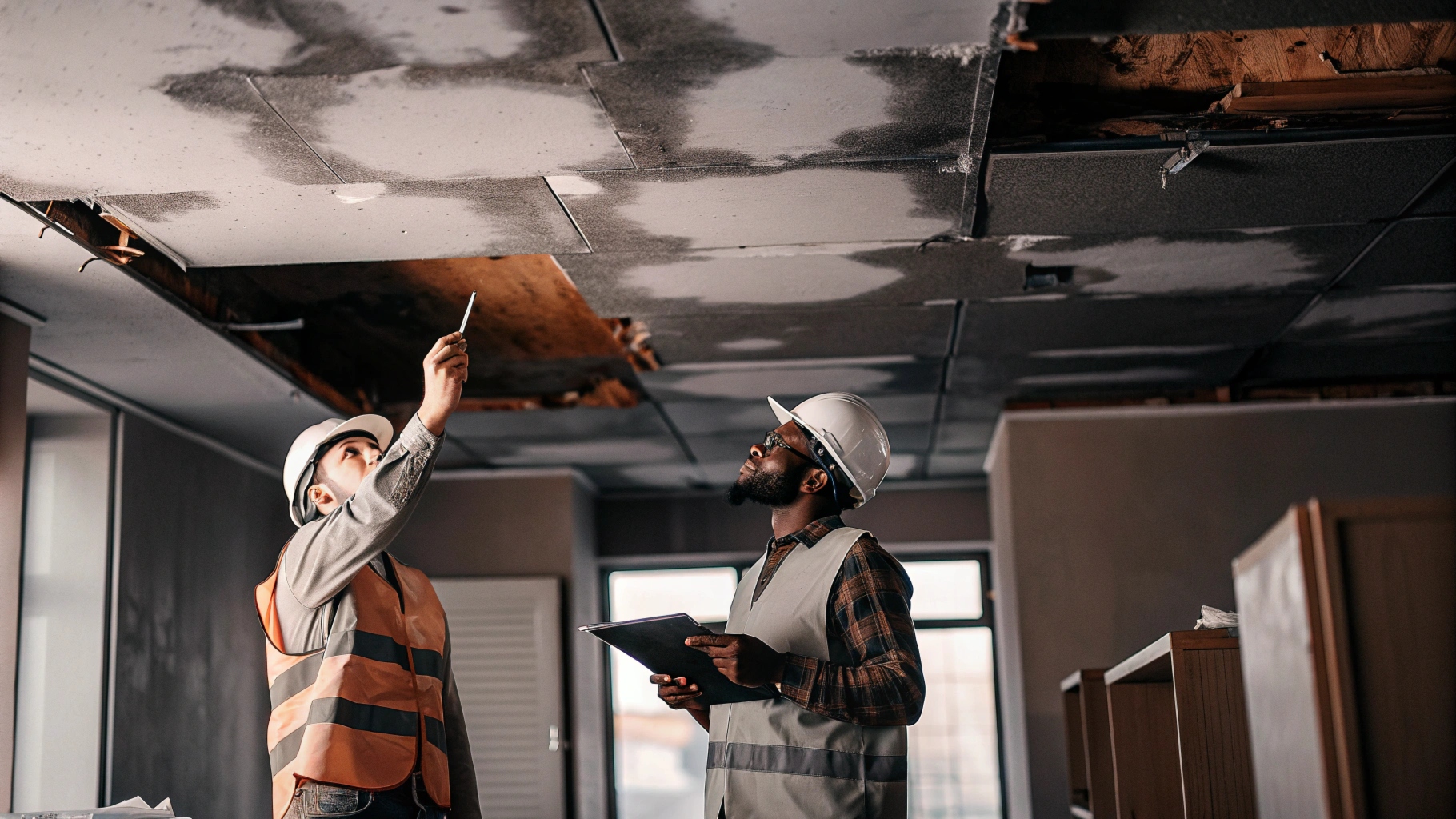 How to Deal with Ceiling Water Damage Safely