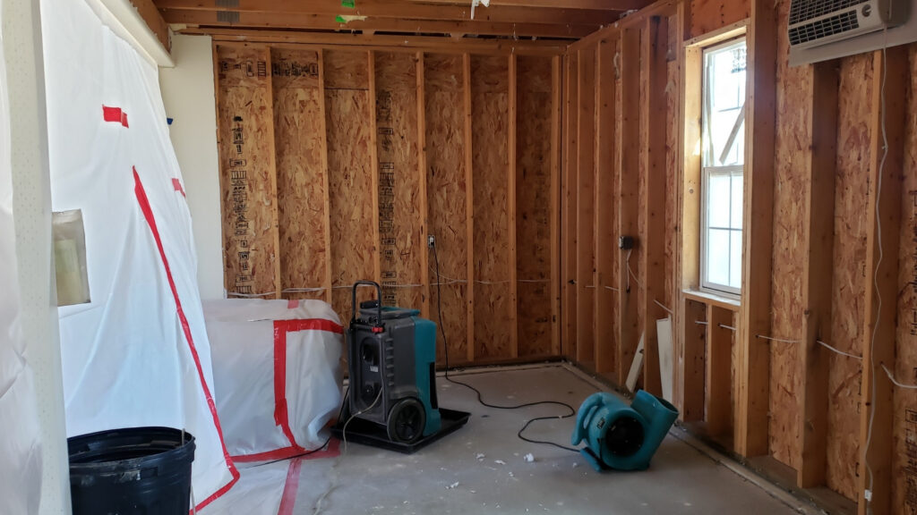 Home rebuilding after fire