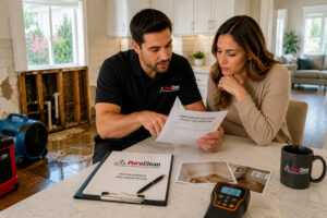 Insurance cover water damage and remediation