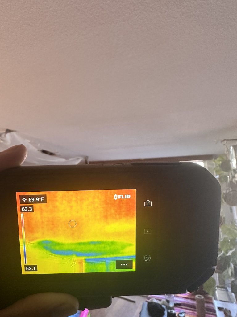Water damage in University City.