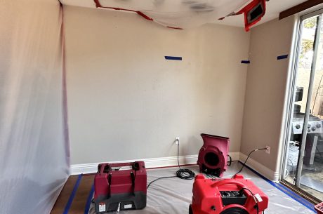 The water damage in University City.