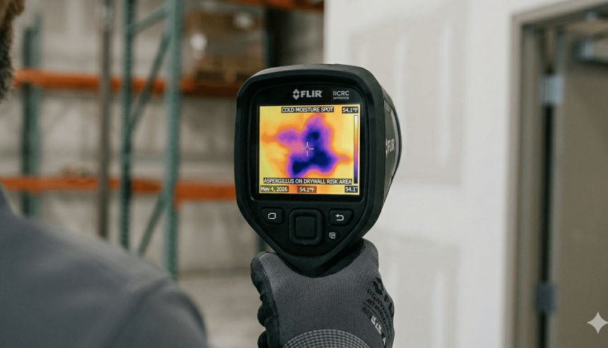 Is White Mold Dangerous on Drywall? Why "Wiping It Off" Actually Spreads the Poison