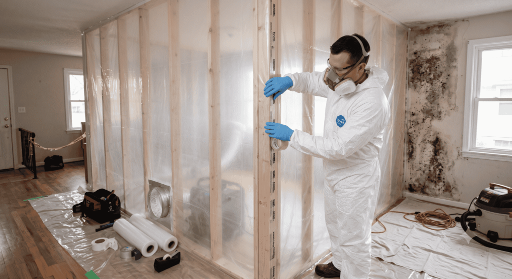 white fuzzy mold removal